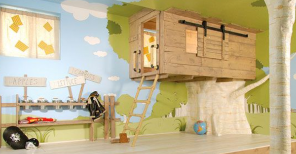 Desain kamar anak dengan tema kreatif dan ruang bermain